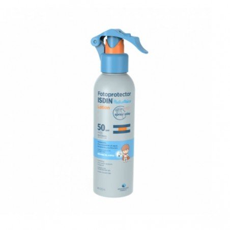 Comprar ISDIN PEDIATRICS FOTOPROTECTOR LOCIÓN SPRAY SPF 50+ 200 ML al mejor precio en Farmacia4Estaciones, tu farmacia online Comprar ISDIN PEDIATRICS FOTOPROTECTOR LOCIÓN SPRAY SPF 50+ 200 ML