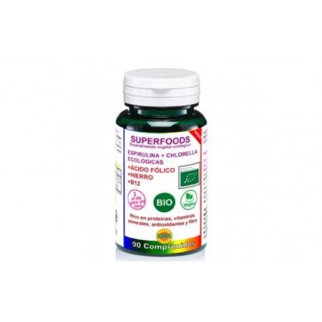 Comprar espirulina chlorella superalimentos bio 90comp.