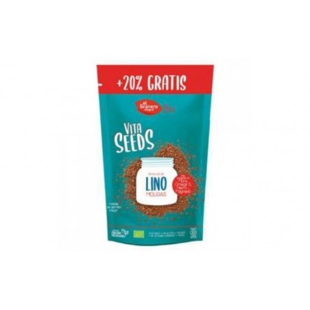 Comprar vitaseeds lino molido 300gr. bio al mejor precio en Farmacia4Estaciones, tu farmacia online Comprar vitaseeds lino molido 300gr. bio