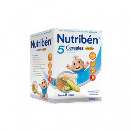 Comprar nutribén 5 cereales fibra 600 g