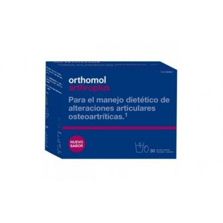 Comprar ORTHOMOL ARTHRO PLUS 30sbrs.granulado y 30cap. al mejor precio en Farmacia4Estaciones, tu farmacia online Comprar ORTHOMOL ARTHRO PLUS 30sbrs.granulado y 30cap.