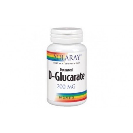 Comprar d-glucarate calcium 200mg 60cap.
