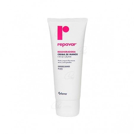 Comprar REPAVAR CREMA DE MANOS REGENERADORA 75 ML al mejor precio en Farmacia4Estaciones, tu farmacia online Comprar REPAVAR CREMA DE MANOS REGENERADORA 75 ML