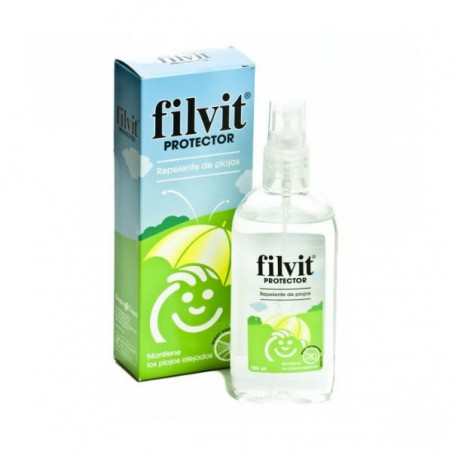 Comprar FILVIT PROTECTOR REPELENTE DE PIOJOS 125 ML al mejor precio en Farmacia4Estaciones, tu farmacia online Comprar FILVIT PROTECTOR REPELENTE DE PIOJOS 125 ML