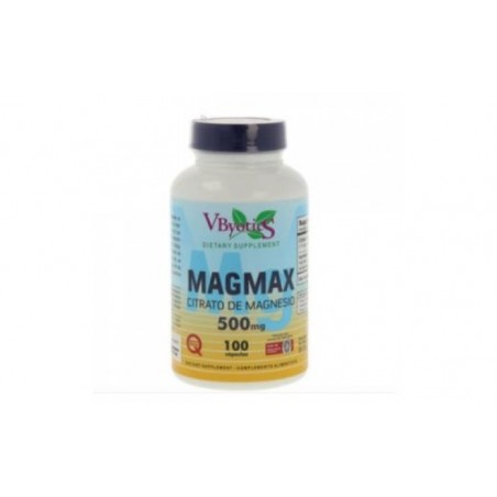 Comprar MAGMAX citrato de magnesio 500mg. 100cap.