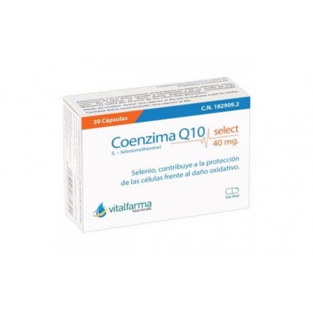 Comprar COENZIMA Q10 select 40mg. 30cap.