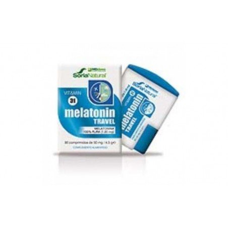 Comprar MELATONINA TRAVEL 90comp. al mejor precio en Farmacia4Estaciones, tu farmacia online Comprar MELATONINA TRAVEL 90comp.