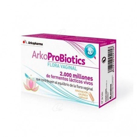 Comprar ARKOPROBIOTICS FLORA VAGINAL al mejor precio en Farmacia4Estaciones, tu farmacia online Comprar ARKOPROBIOTICS FLORA VAGINAL