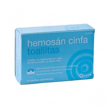 Comprar HEMOSAN CINFA TOALLITAS al mejor precio en Farmacia4Estaciones, tu farmacia online Comprar HEMOSAN CINFA TOALLITAS