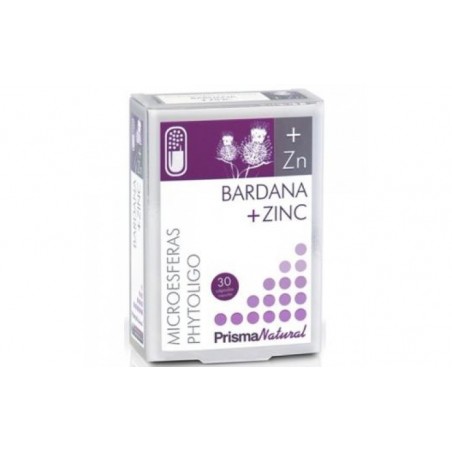 Comprar bardana zinc microesferas 30cap.