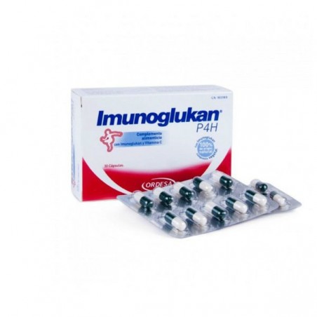 Comprar IMUNOGLUKAN P4H 30 UDS al mejor precio en Farmacia4Estaciones, tu farmacia online Comprar IMUNOGLUKAN P4H 30 UDS