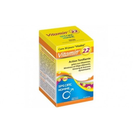 Comprar vitamin 22 vitaminas-oligo-plantas hombre 60cap.