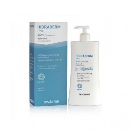 Comprar HIDRADERM HYAL LECHE CORPORAL 400 ML al mejor precio en Farmacia4Estaciones, tu farmacia online Comprar HIDRADERM HYAL LECHE CORPORAL 400 ML