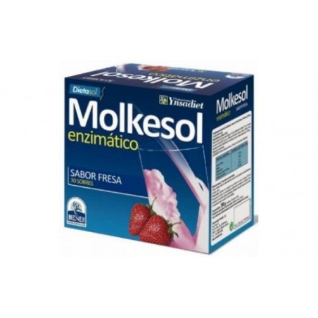 Comprar molkesol enzimatico fresa 30sbrs. al mejor precio en Farmacia4Estaciones, tu farmacia online Comprar molkesol enzimatico fresa 30sbrs.