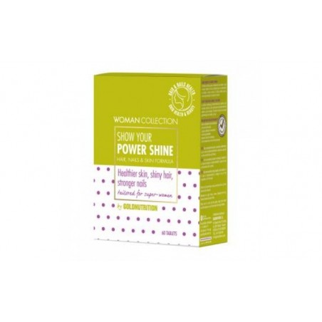 Comprar woman col. power shine hair-skin-nails 60tab al mejor precio en Farmacia4Estaciones, tu farmacia online Comprar woman col. power shine hair-skin-nails 60tab