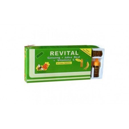 Comprar REVITAL ginseng 20amp. al mejor precio en Farmacia4Estaciones, tu farmacia online Comprar REVITAL ginseng 20amp.
