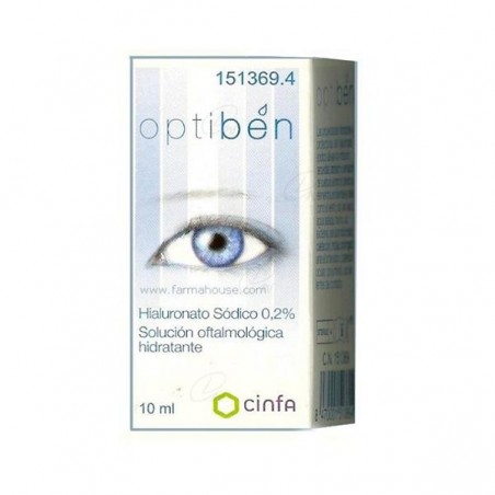 Comprar OPTIBEN OJOS SECOS GOTAS 10 ML al mejor precio en Farmacia4Estaciones, tu farmacia online Comprar OPTIBEN OJOS SECOS GOTAS 10 ML