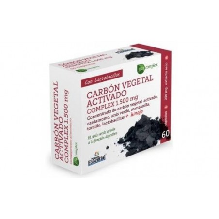 Comprar carbon vegetal activo complex 60cap.