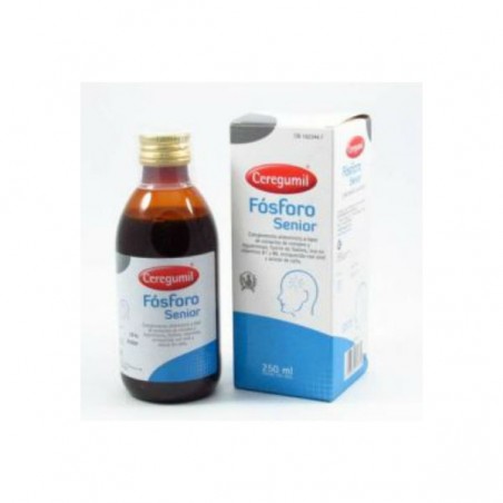 Comprar CEREGUMIL FÓSFORO SENIOR JARABE 250 ML al mejor precio en Farmacia4Estaciones, tu farmacia online Comprar CEREGUMIL FÓSFORO SENIOR JARABE 250 ML