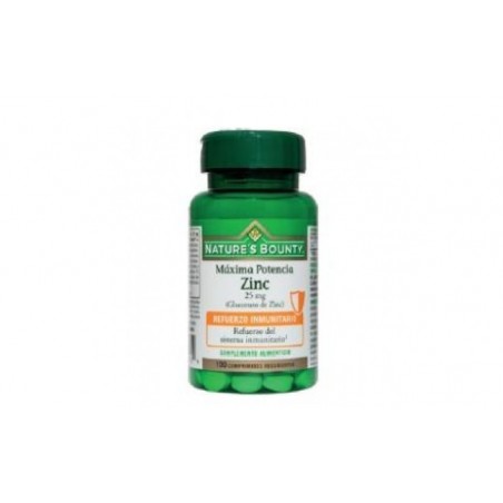 Comprar zinc 25mg. 100comp.