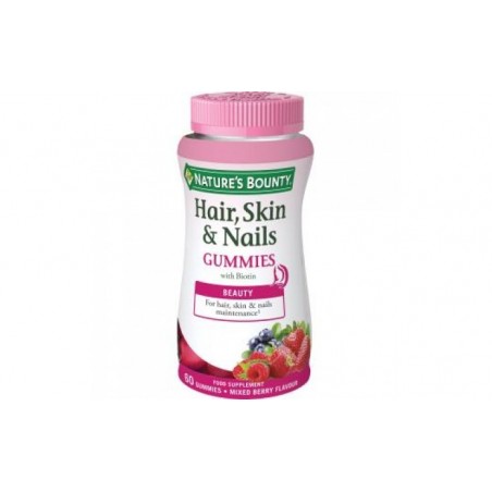 Comprar gummies pelo piel y uñas con biotina 60gominolas.