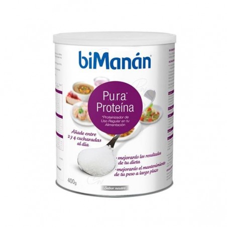 Comprar bimanan p.u.r.a. proteina sabor neutro 400 g