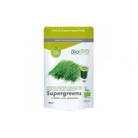 Comprar supergreens raw 200gr. bio