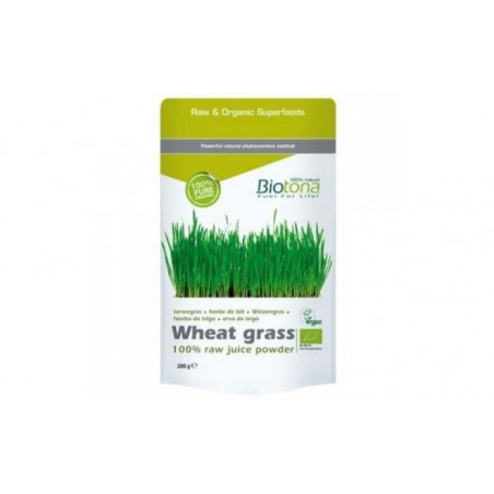 Comprar wheat grass raw jugo de trigo 200gr. bio