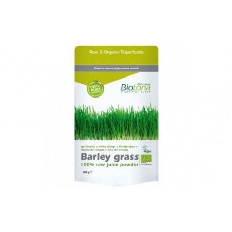 Comprar barley grass raw cebada 200gr. bio