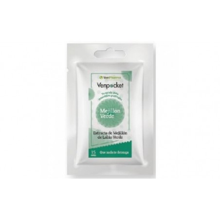 Comprar venpocket mejillon verde 15comp.