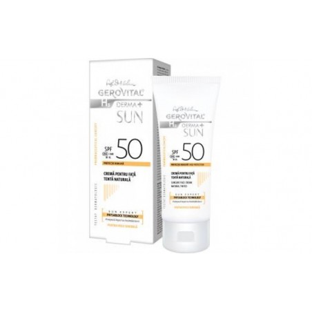 Comprar gerovital crema solar spf50 tono natural 50ml.