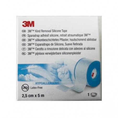 Comprar ESPARADRAPO HIPOALERGÉNICO SILICONA ROLLO 5 M X 2,5 CM al mejor precio en Farmacia4Estaciones, tu farmacia online Comprar ESPARADRAPO HIPOALERGÉNICO SILICONA ROLLO 5 M X 2,5 CM