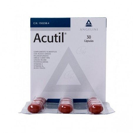 Comprar ACUTIL 30 CAPSULAS al mejor precio en Farmacia4Estaciones, tu farmacia online Comprar ACUTIL 30 CAPSULAS