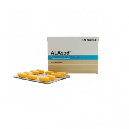 Comprar ALASOD COMPRIMIDOS 20 COMP al mejor precio en Farmacia4Estaciones, tu farmacia online Comprar ALASOD COMPRIMIDOS 20 COMP
