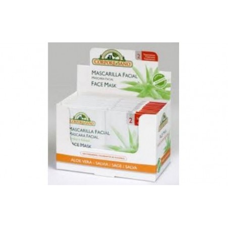 Comprar mascarilla facial bio aloe vera y salvia 24sbrs.