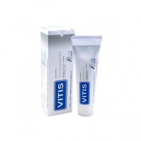 Comprar VITIS BLANQUEADORA PASTA DENTÍFRICA 100 ML al mejor precio en Farmacia4Estaciones, tu farmacia online Comprar VITIS BLANQUEADORA PASTA DENTÍFRICA 100 ML