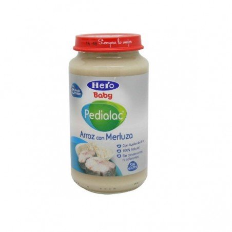 Comprar POTITOS DE ARROZ CON MERLUZA 250 G al mejor precio en Farmacia4Estaciones, tu farmacia online Comprar POTITOS DE ARROZ CON MERLUZA 250 G