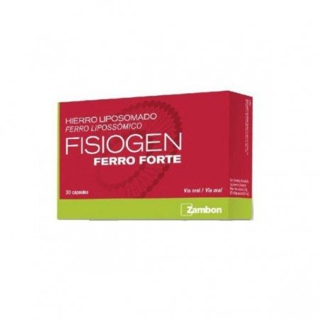 Comprar FISIOGEN FERRO FORTE 30 CAPS al mejor precio en Farmacia4Estaciones, tu farmacia online Comprar FISIOGEN FERRO FORTE 30 CAPS