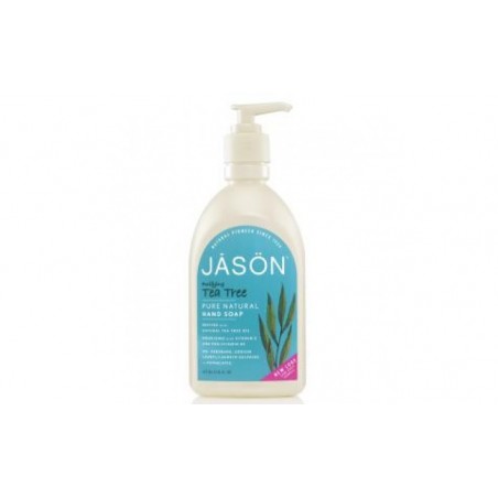 Comprar satin soap jabon de manos tea tree 480ml.