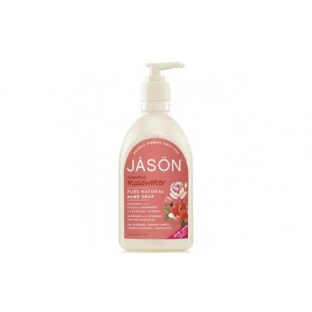 Comprar satin soap jabon de manos agua de rosas 473ml.