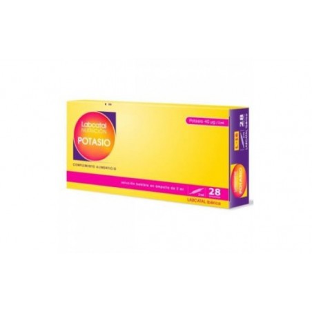 Comprar LAB. 16 (POTASIO) 28 AMP. al mejor precio en Farmacia4Estaciones, tu farmacia online Comprar LAB. 16 (POTASIO) 28 AMP.