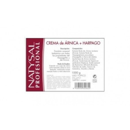 Comprar arnica y harpagophytum crema 1kg.