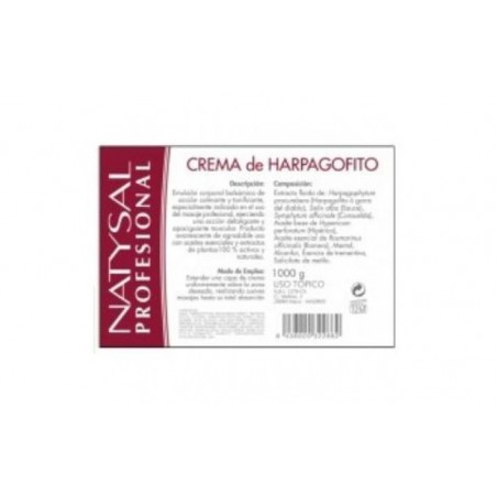 Comprar crema harpagofito 1kg.profesional