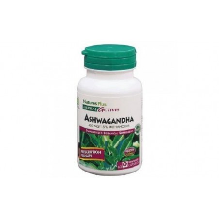 Comprar ashwaganda raiz 450mg. 60cap. herbal actives