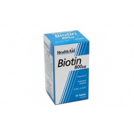 Comprar biotina 800 mcg. 30comp. health aid