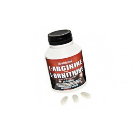 Comprar l-arginina y l-ornitine 60comp. health aid