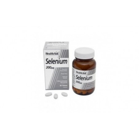 Comprar selenium 200mcg. 60comp. health aid