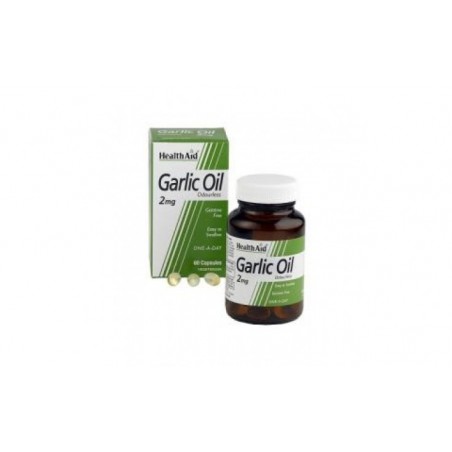 Comprar aceite de ajo (garlic oil) 2mg. 60cap. health aid