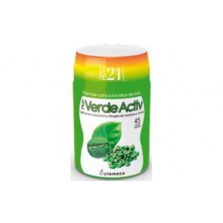 Comprar plan verde activ 45cap. plan 21 al mejor precio en Farmacia4Estaciones, tu farmacia online Comprar plan verde activ 45cap. plan 21