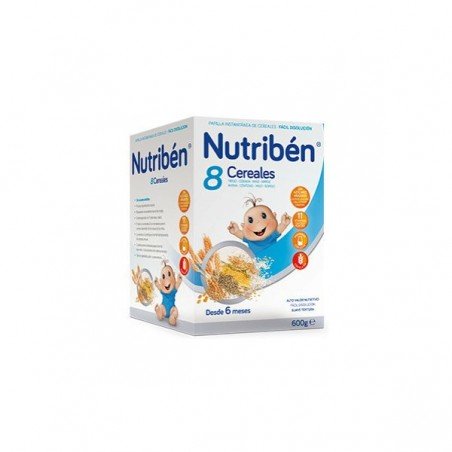 Comprar NUTRIBEN 8 CEREALES 600 G al mejor precio en Farmacia4Estaciones, tu farmacia online Comprar NUTRIBEN 8 CEREALES 600 G